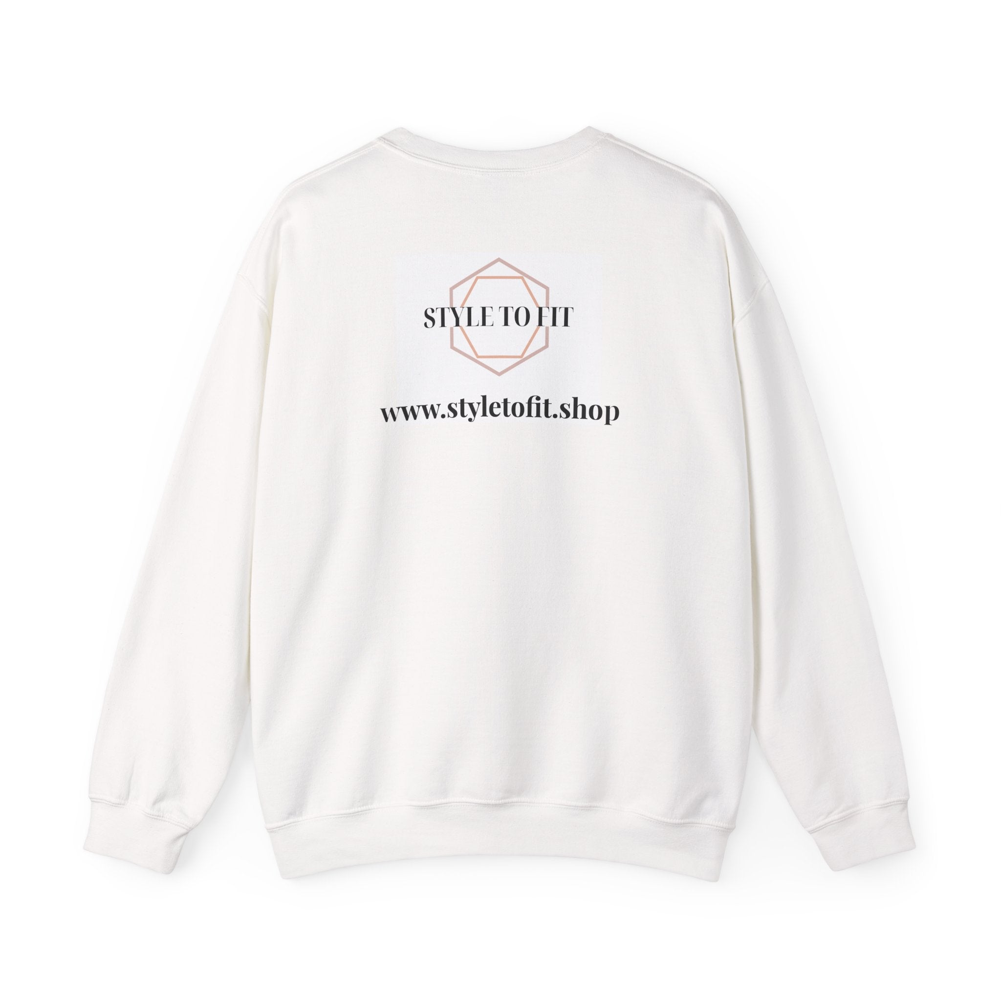 “𝐒𝐓𝐘𝐋𝐄 𝐓𝐎 𝐅𝐈𝐓” Logo Crewneck Sweatshirt