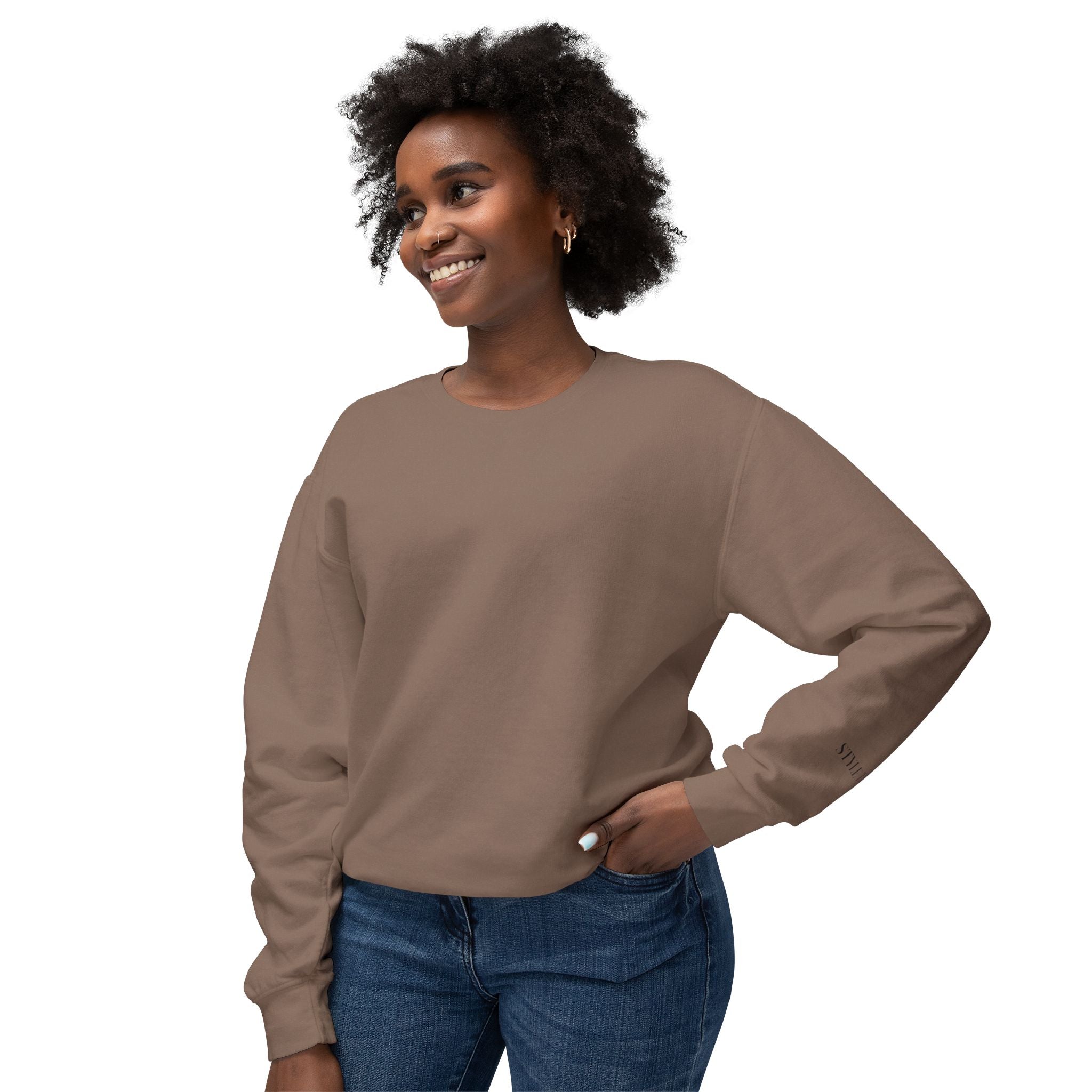𝐒𝐓𝐘𝐋𝐄 𝐓𝐎 𝐅𝐈𝐓 Unisex Lightweight Crewneck Sweatshirt
