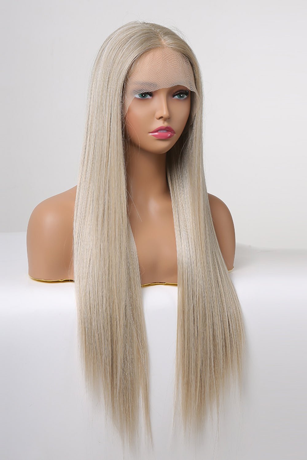 13*2" Lace Front Wigs Synthetic Long Straight 27" 150% Density - Style To Fit