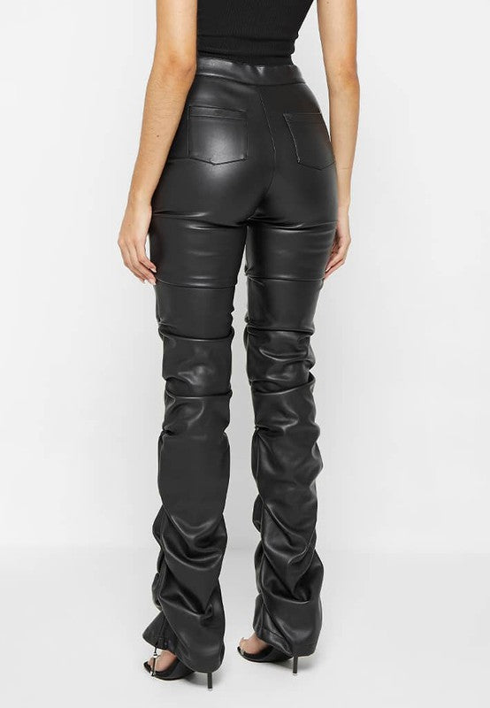 Moto PU Leather Pants