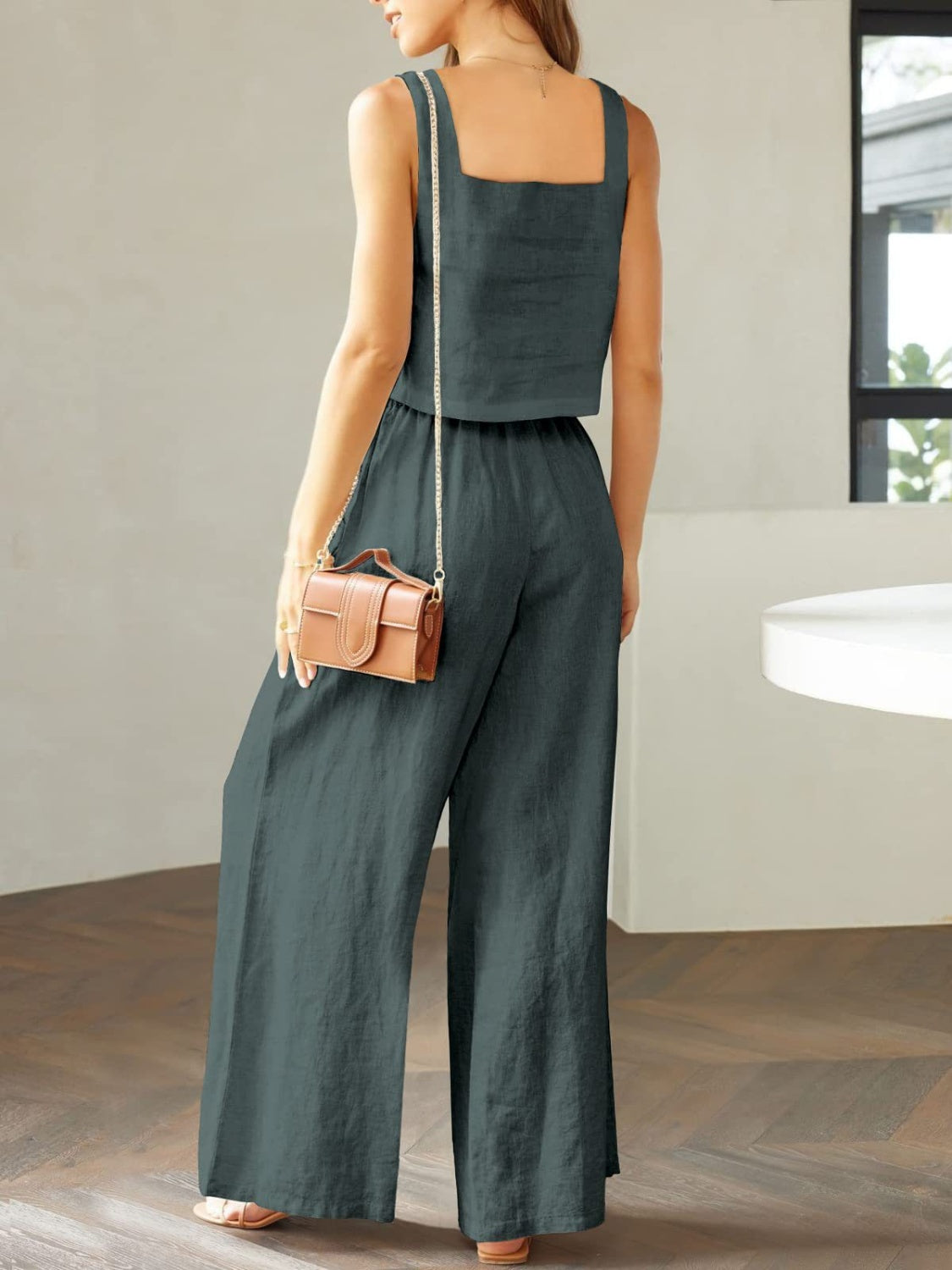 Angela Wide Leg Pants Set