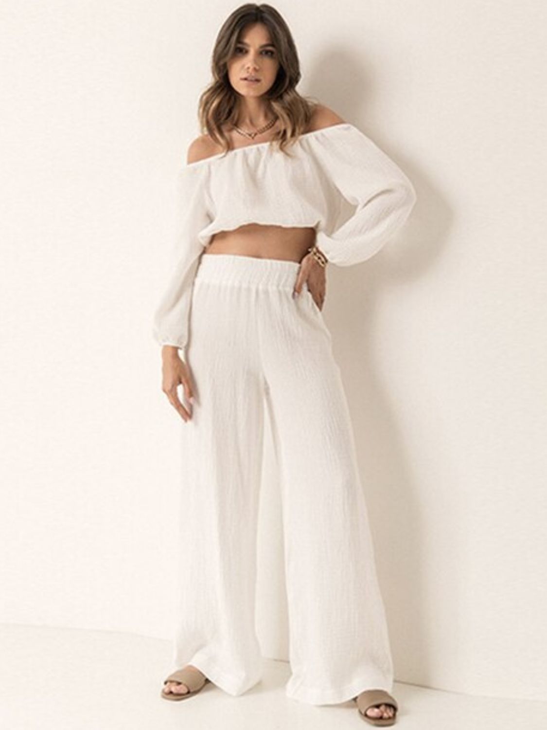 Off Shoulder Two Piece Set