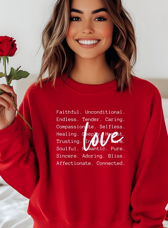 "Love Words" Sweatshirt
