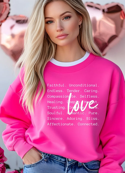 "Love Words" Sweatshirt
