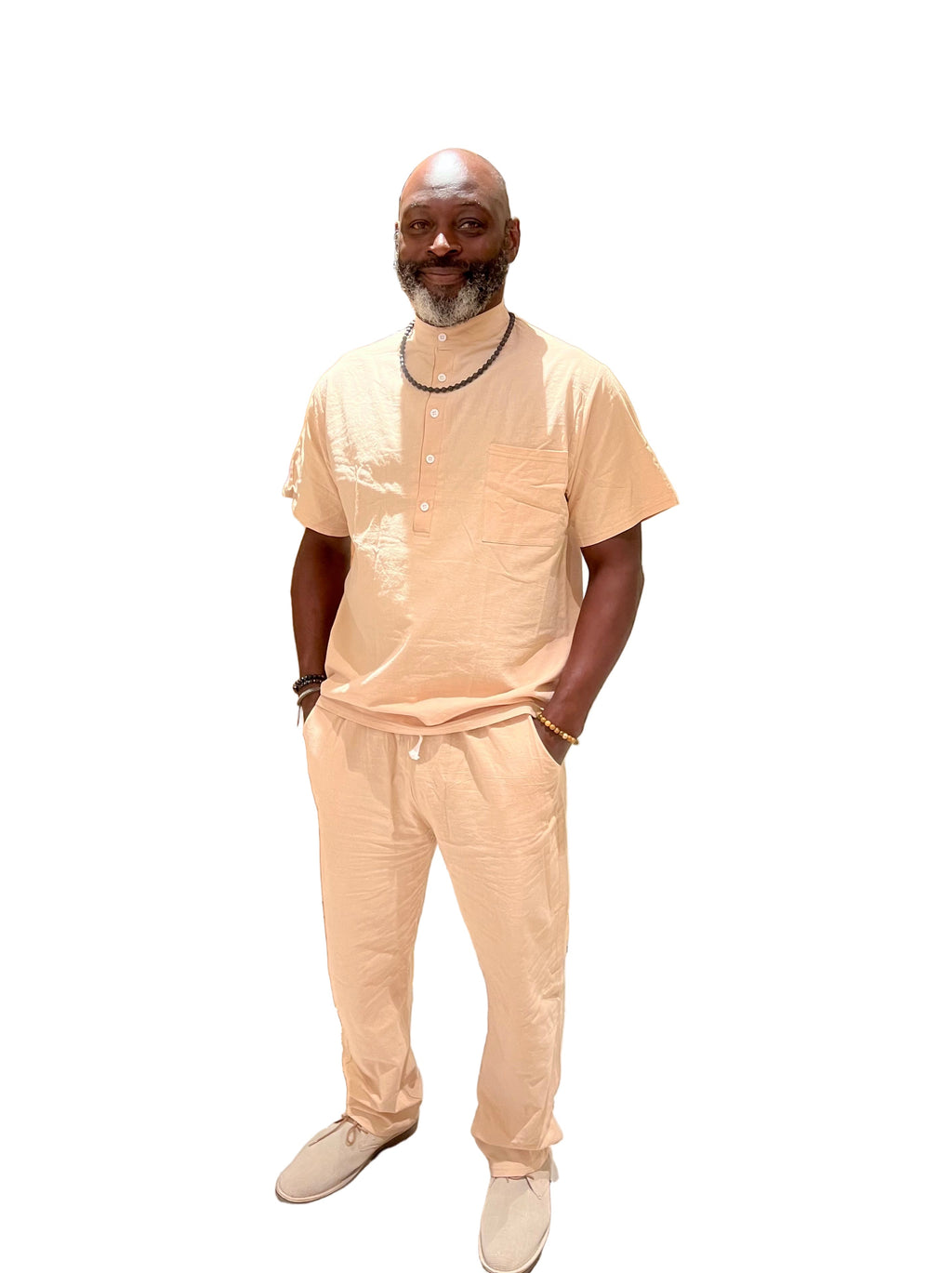 Drawstring Pants Set