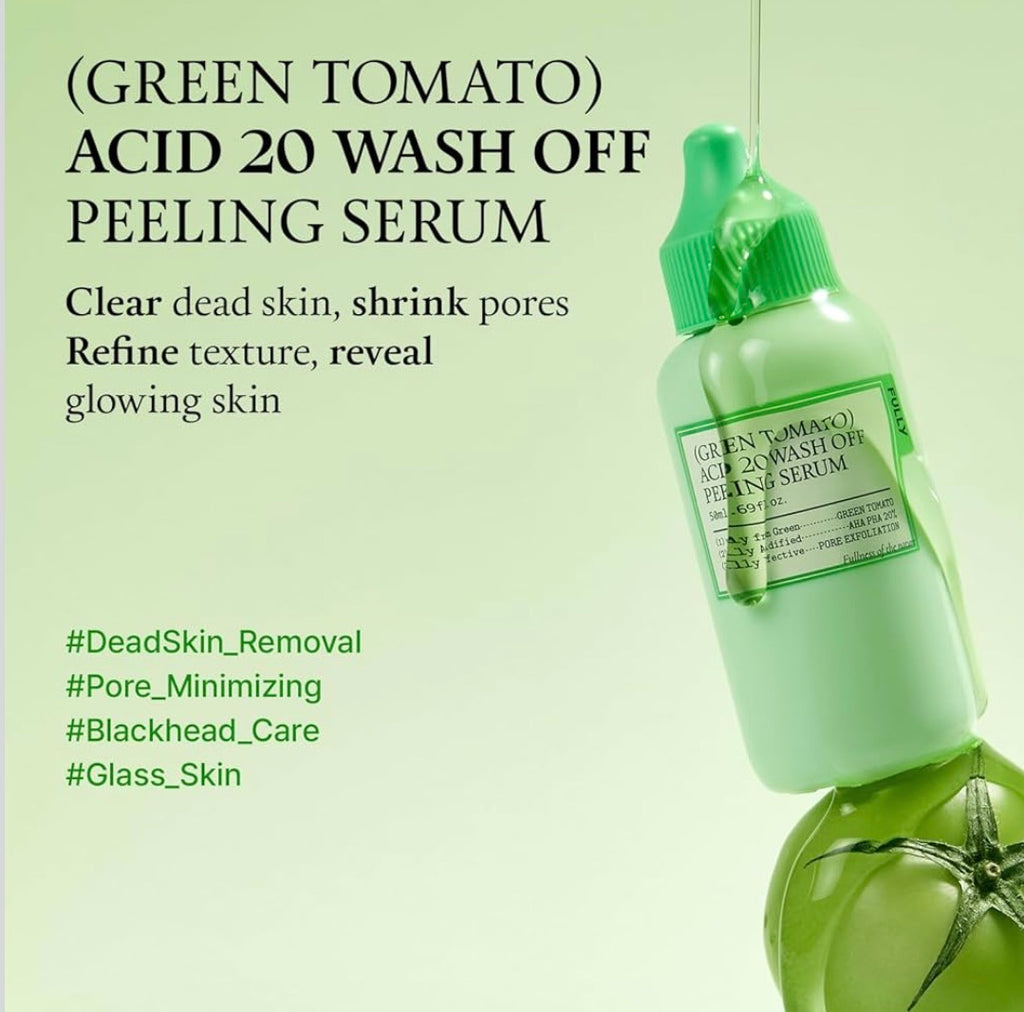 FULLY GREEN TOMATO ACID 20 WASH OFF PEELING SERUM 50ml