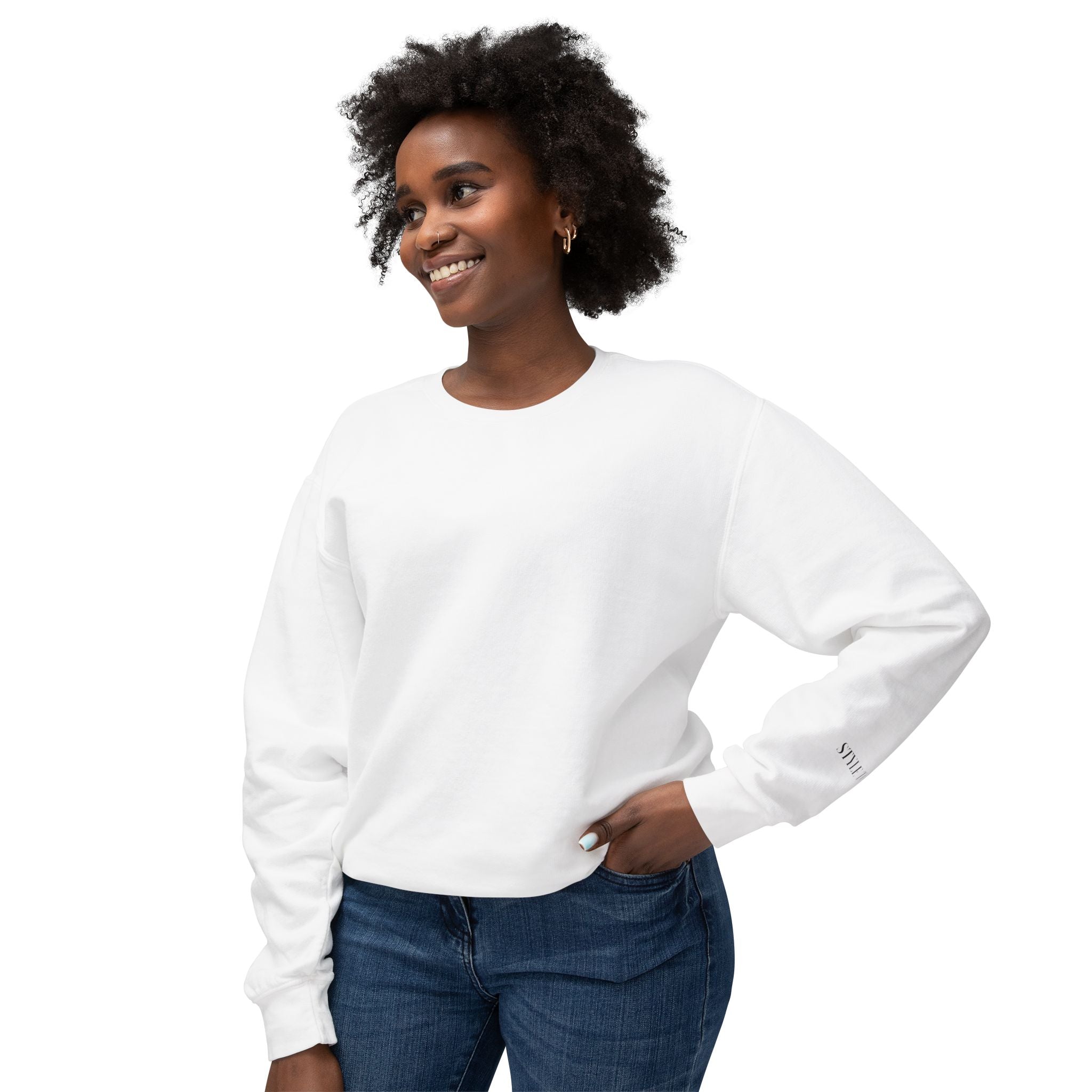 𝐒𝐓𝐘𝐋𝐄 𝐓𝐎 𝐅𝐈𝐓 Unisex Lightweight Crewneck Sweatshirt