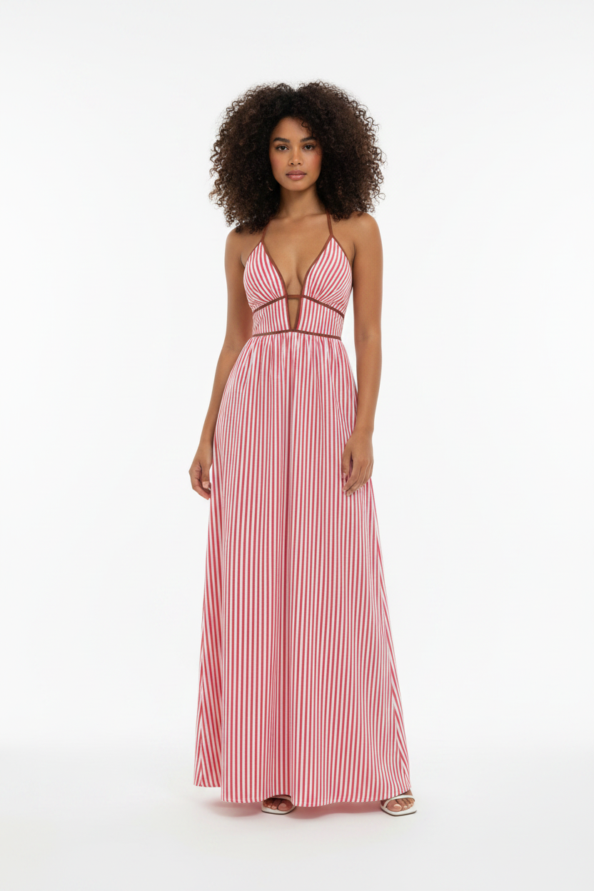 Striped Maxi Dress