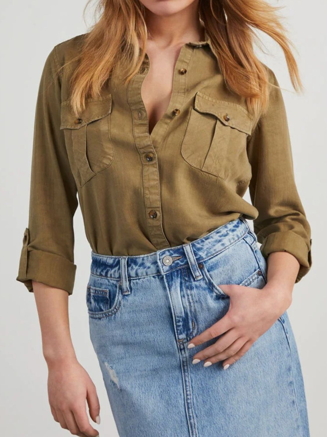 Maisy Denim Top