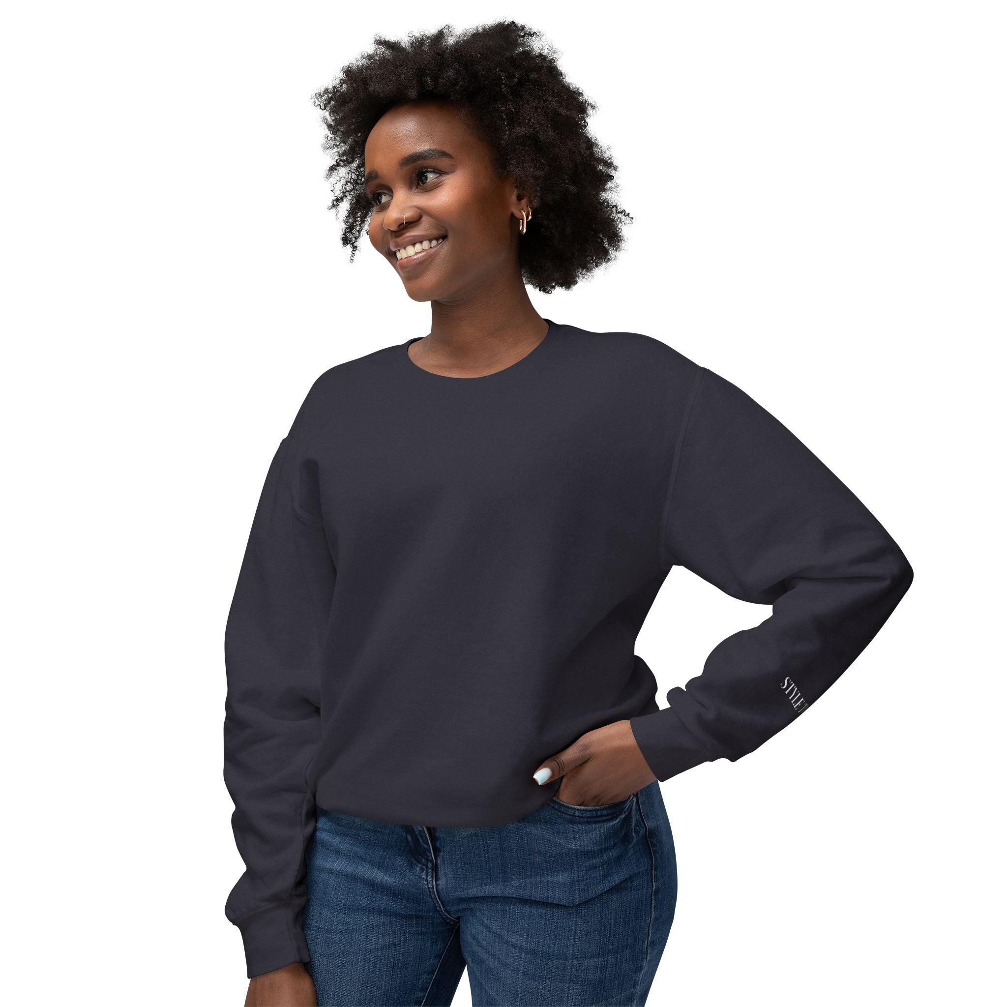 𝐒𝐓𝐘𝐋𝐄 𝐓𝐎 𝐅𝐈𝐓 Unisex Lightweight Crewneck Sweatshirt