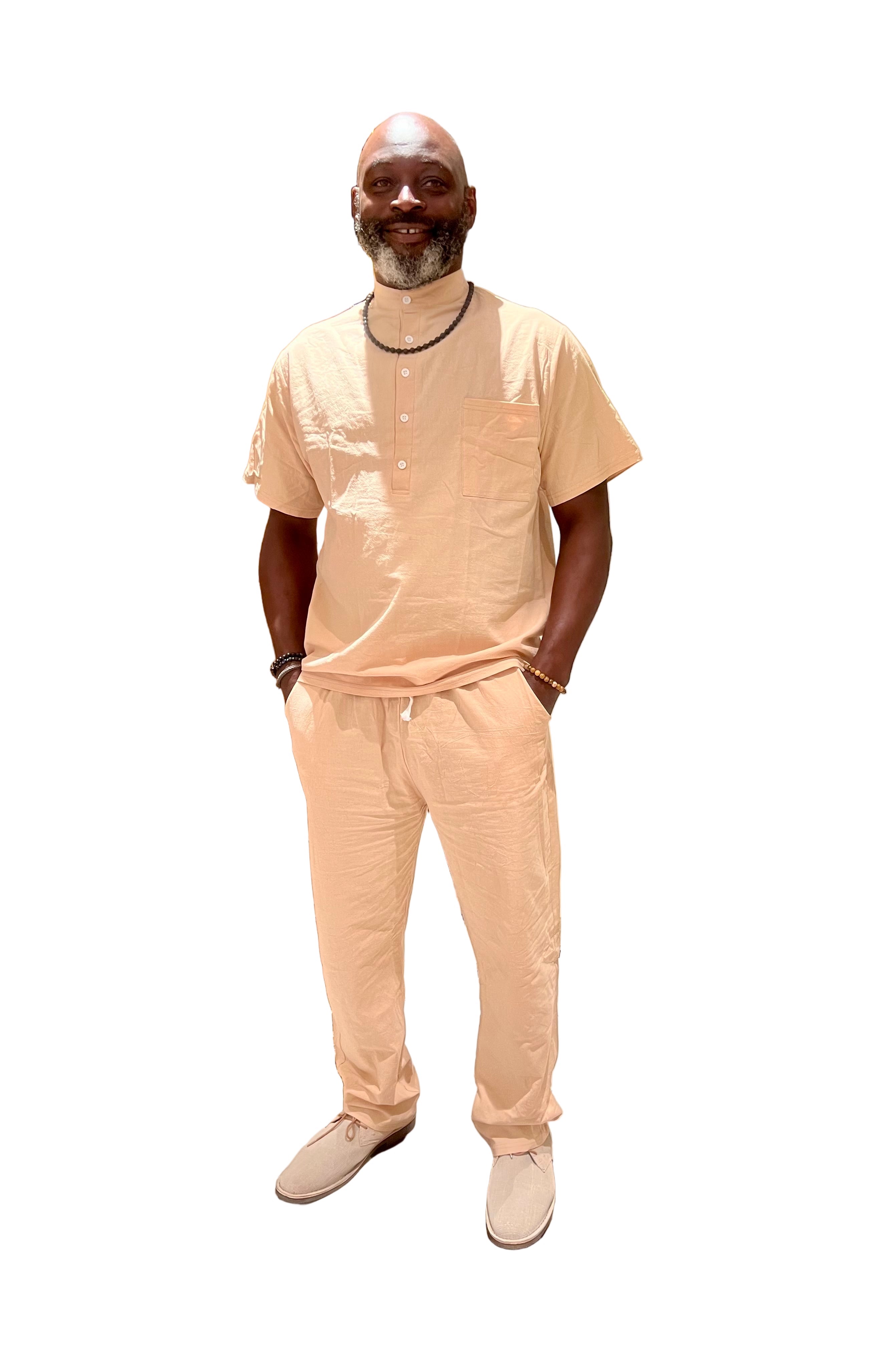 Drawstring Pants Set