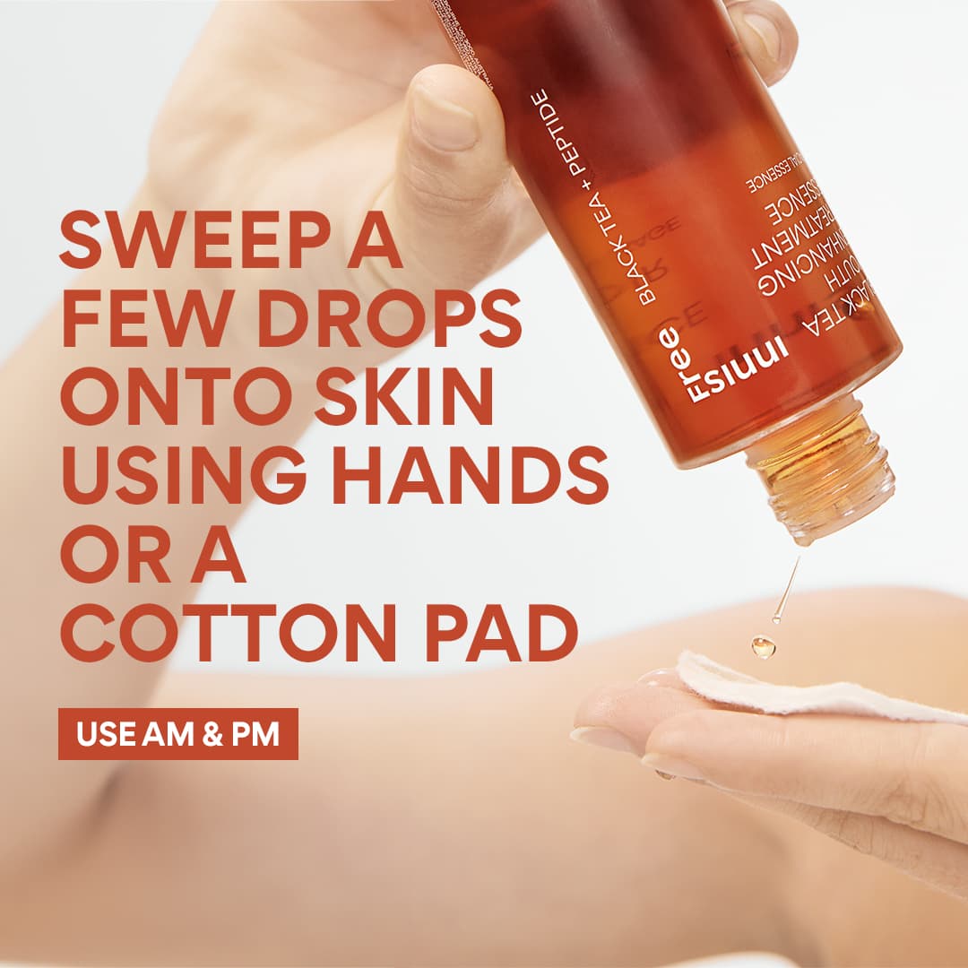 innisfree Black Tea Youth Enhancing Treatment Essence 145ml (BLACK TEA + PEPTIDE)