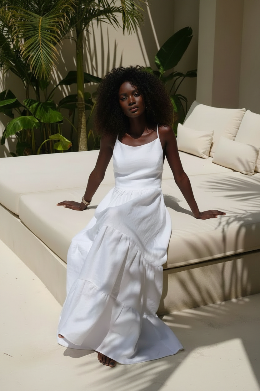Tiered Maxi Cami Dress