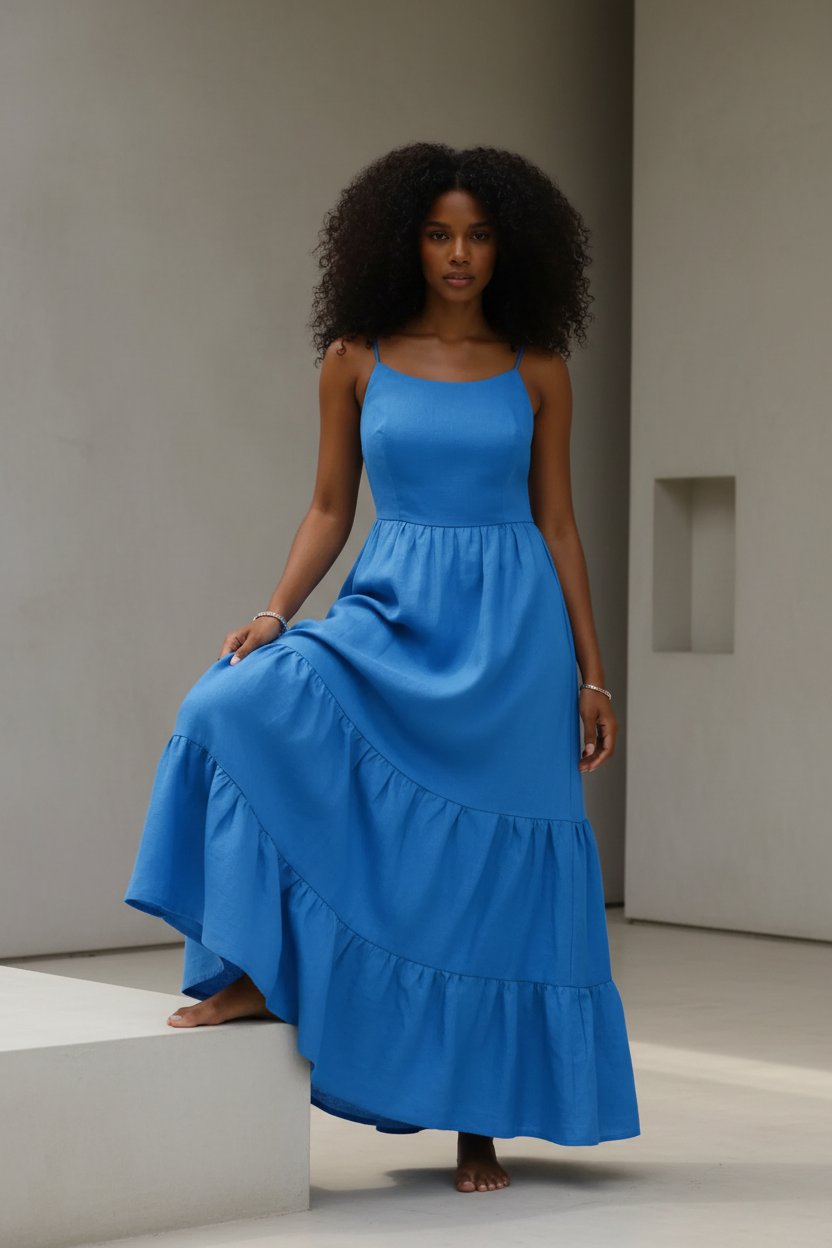 Tiered Maxi Cami Dress