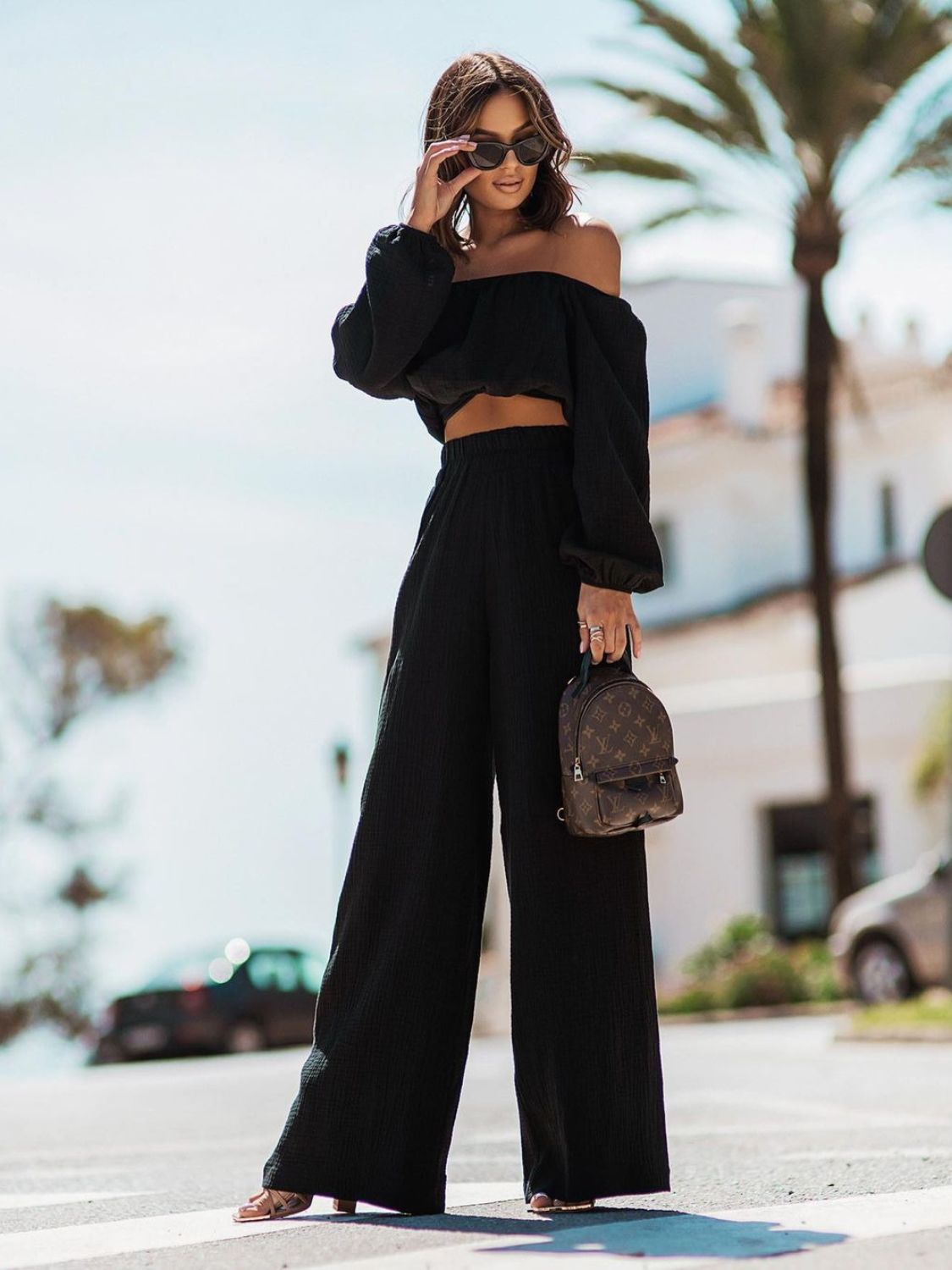 Off Shoulder Two Piece Set