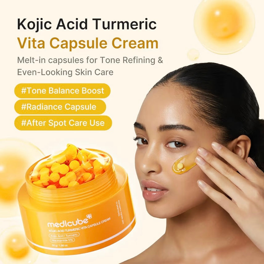 medicube Kojic Acid Turmeric Vita Capsule Cream 53g