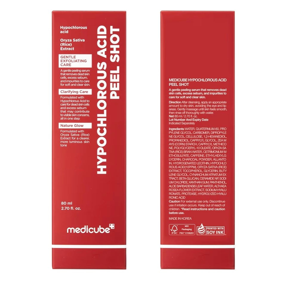 medicube Hypochlorous Acid Peel Shot 80ml