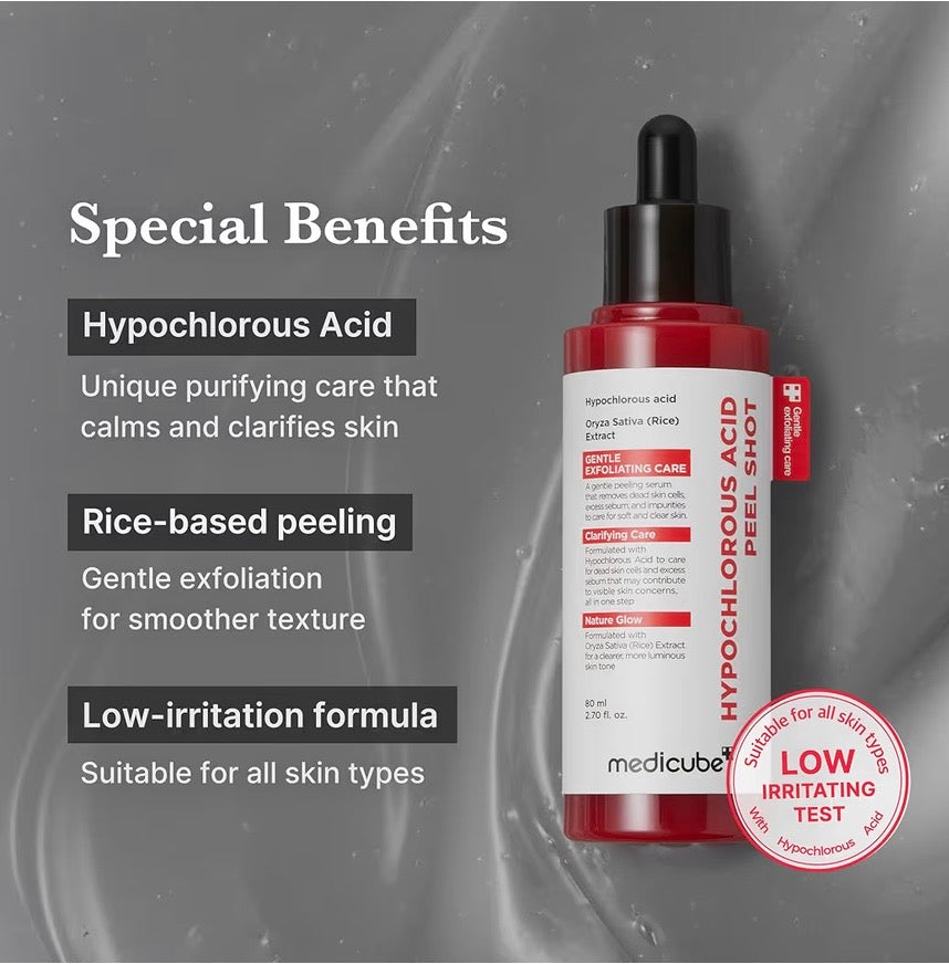 medicube Hypochlorous Acid Peel Shot 80ml