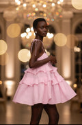 Cotton Ruffle Cami Dress