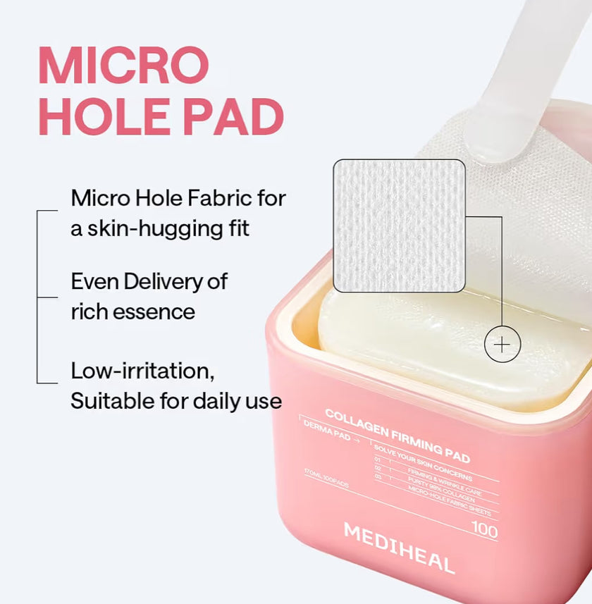 MEDIHEAL Collagen Firming Pad 170ml/100ea