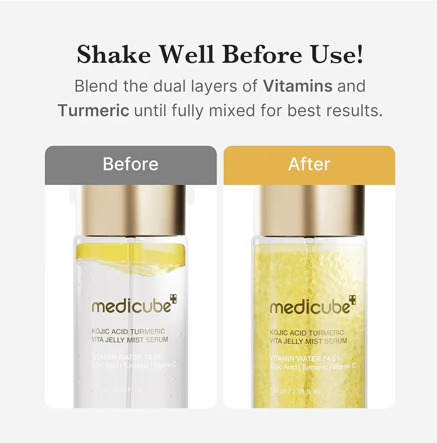 medicube Kojic Acid Termeric Vita Jelly Mist Serum 100ml