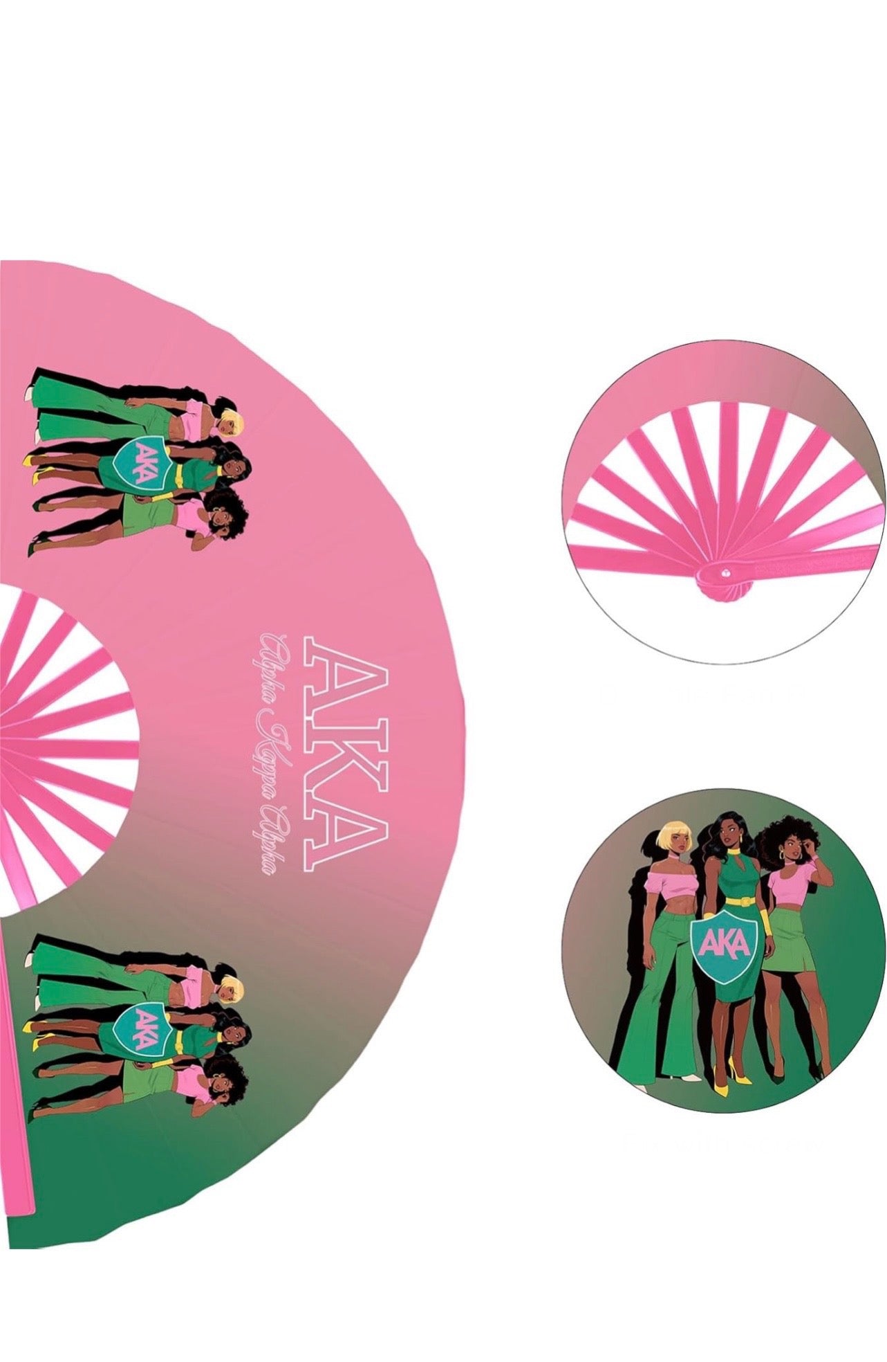 AKA Line Dancing Hand Fan