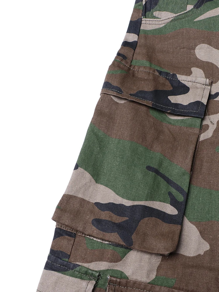 Jane Camouflage Cargo Jumpsuits