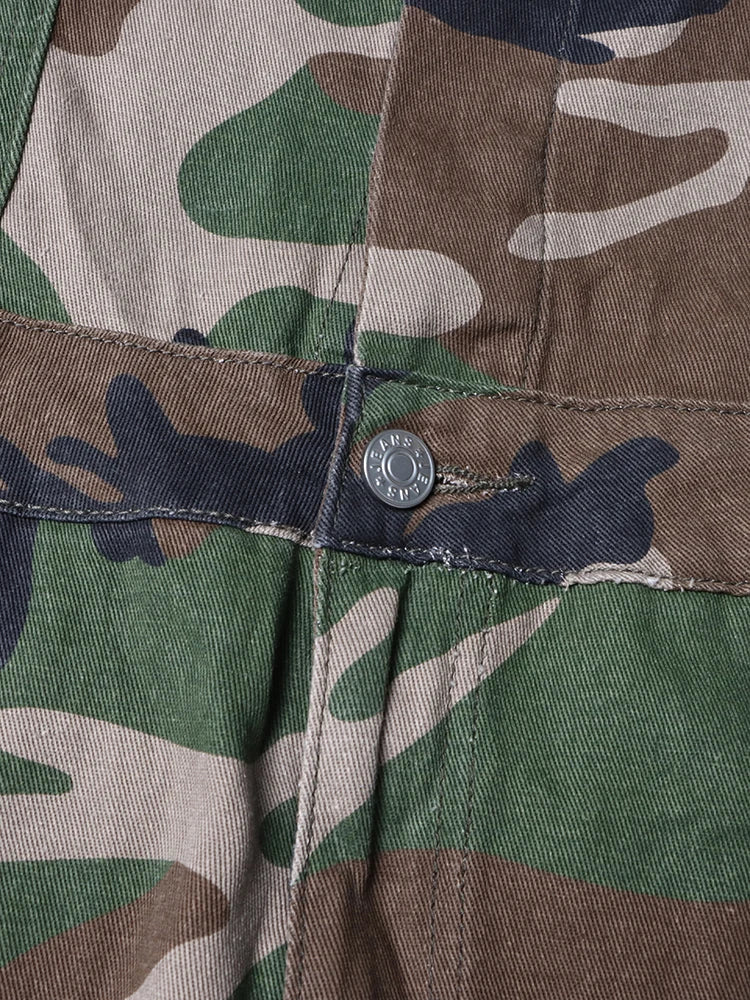 Jane Camouflage Cargo Jumpsuits