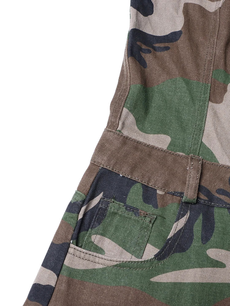 Jane Camouflage Cargo Jumpsuits