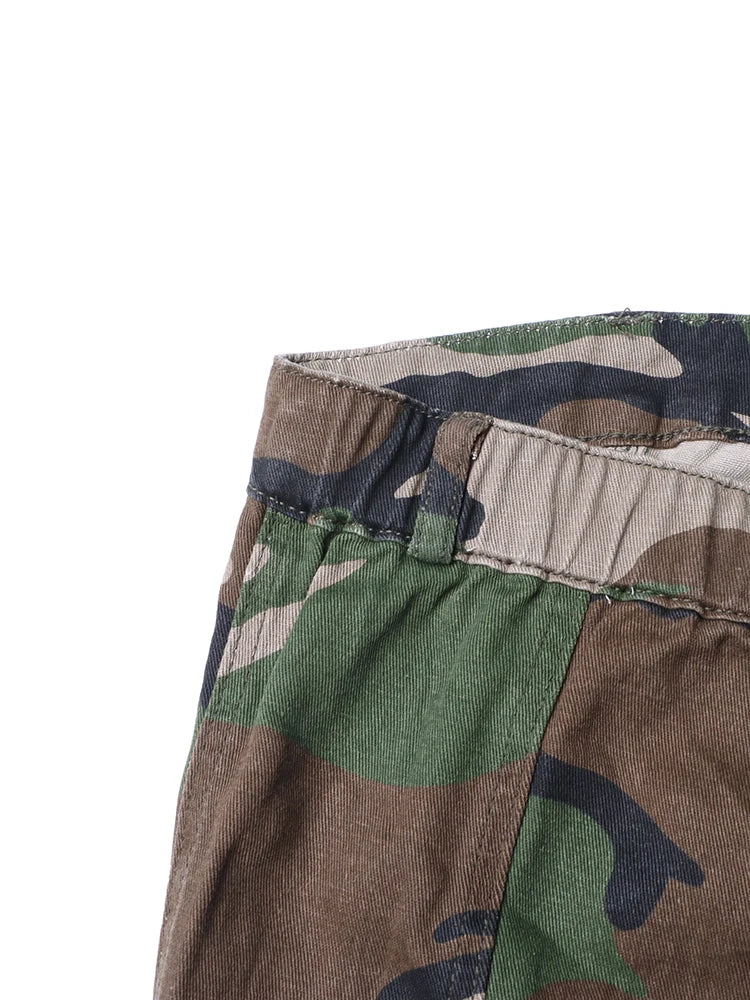 Jane Camouflage Cargo Jumpsuits