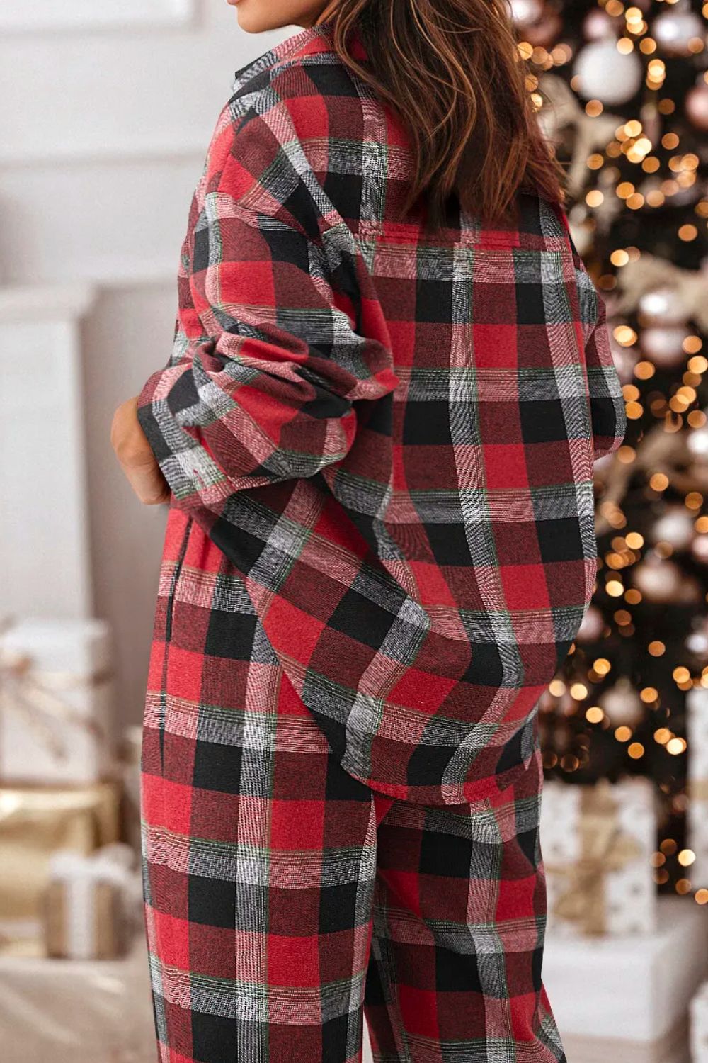 Plaid Lounge Set