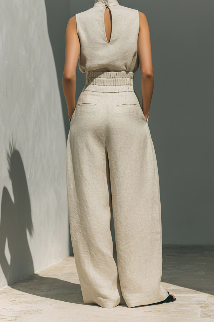 Turtleneck Pants Set