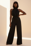 Cutout Wide Leg Jumpsuit
