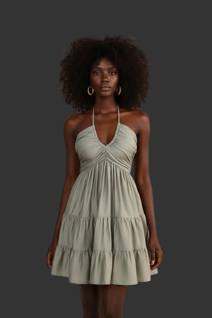 Smocked Tiered Dress