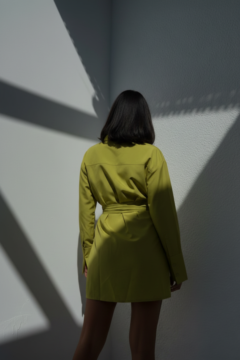 Shirt Wrap Dress