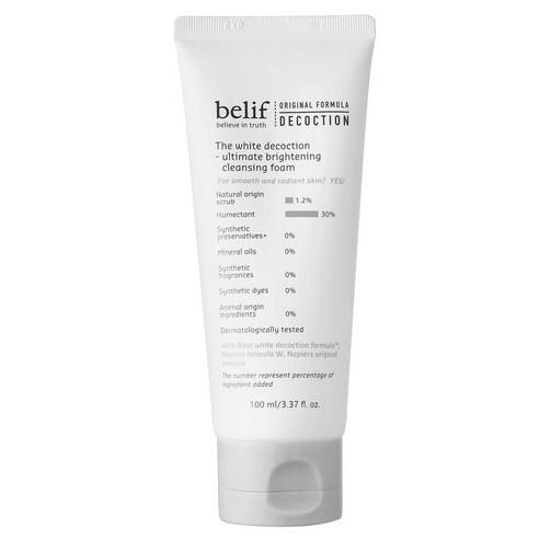 belif The White Decoction Ultimate Brightening Cleansing Foam 100ml