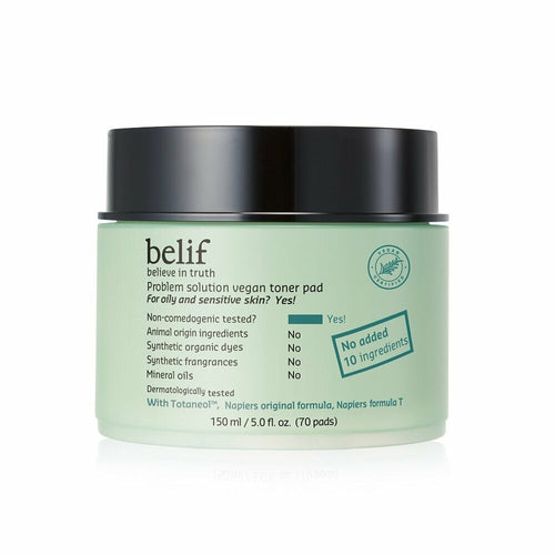 빌리프 프러블브러브 솔루션 비건 토너 패드 150ml(70개)
