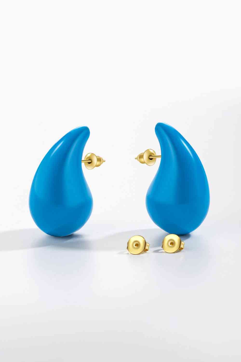 Big Size Water Drop Brass Earrings