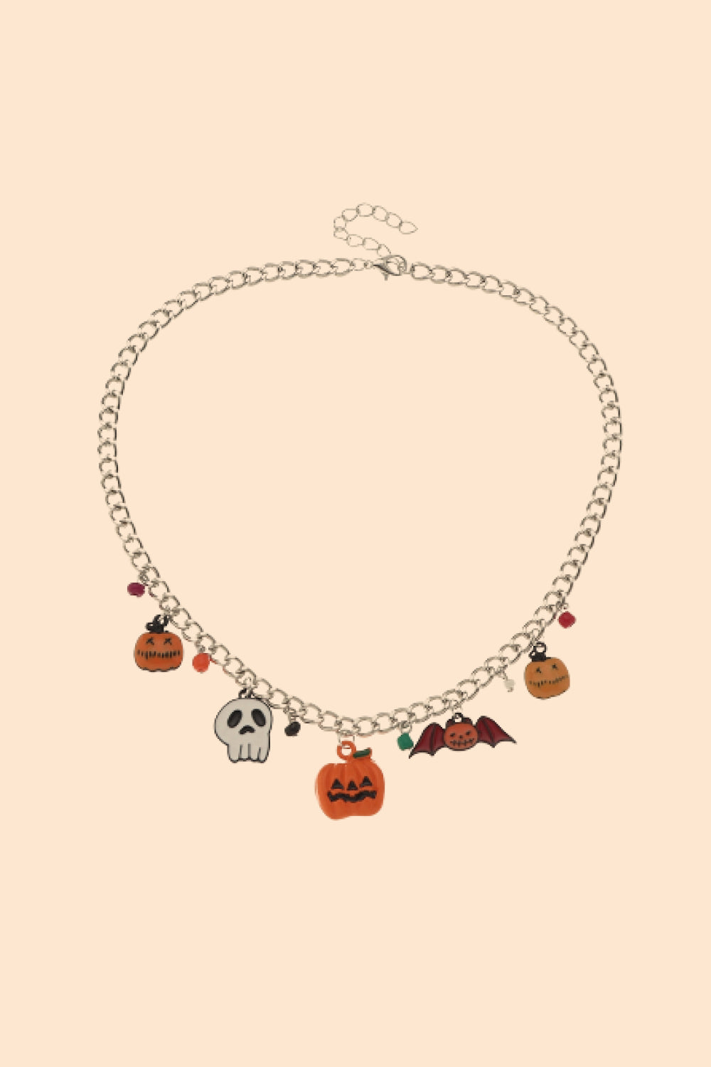 Halloween Charm Bracelet and Necklace Set