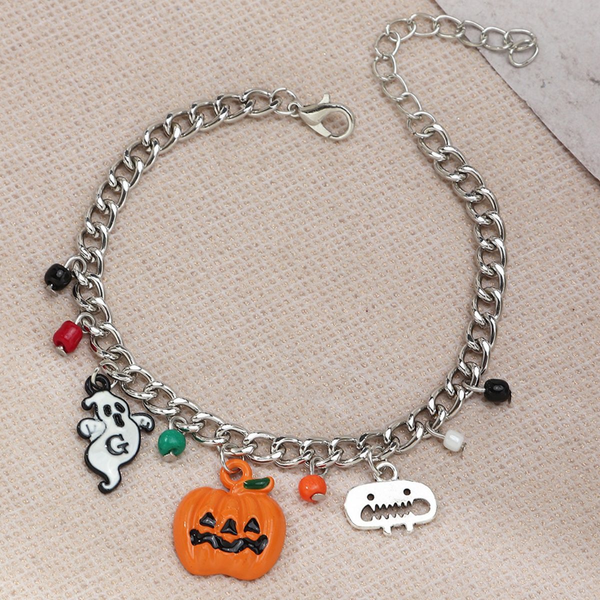 Halloween Charm Bracelet and Necklace Set