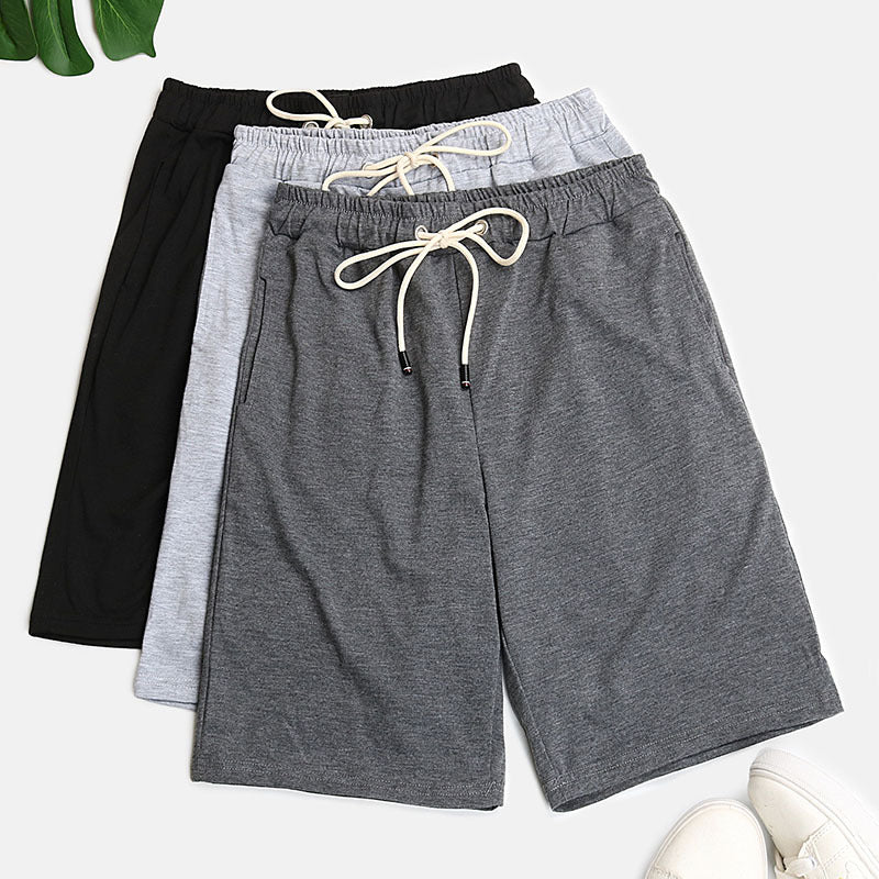 Drawstring Three-Pack Shorts Set