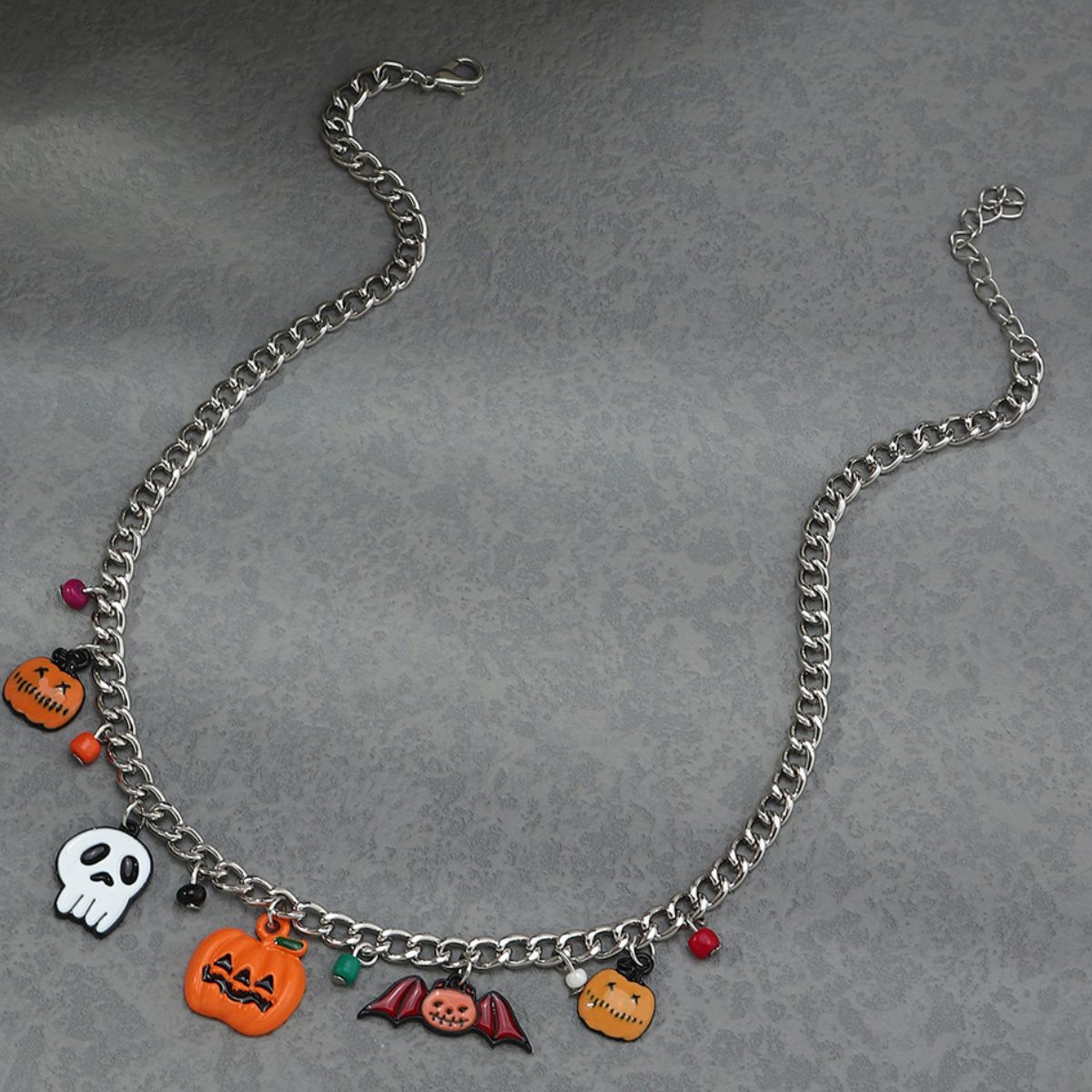 Halloween Charm Bracelet and Necklace Set