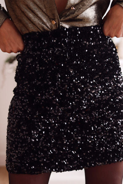 Sequins Me Skirt