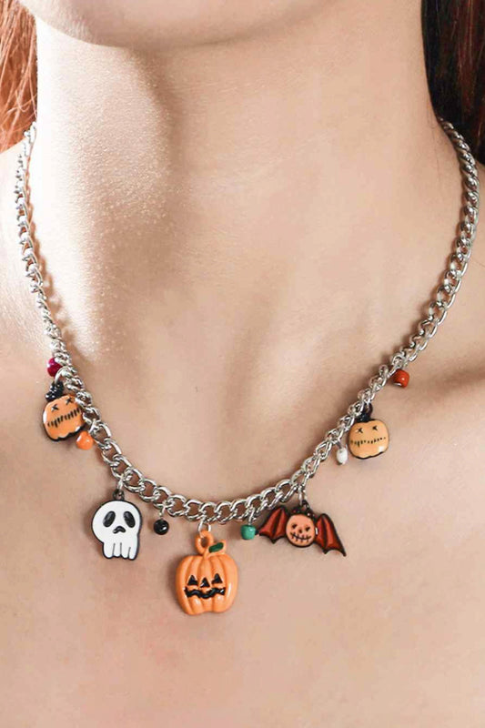 Halloween Charm Bracelet and Necklace Set