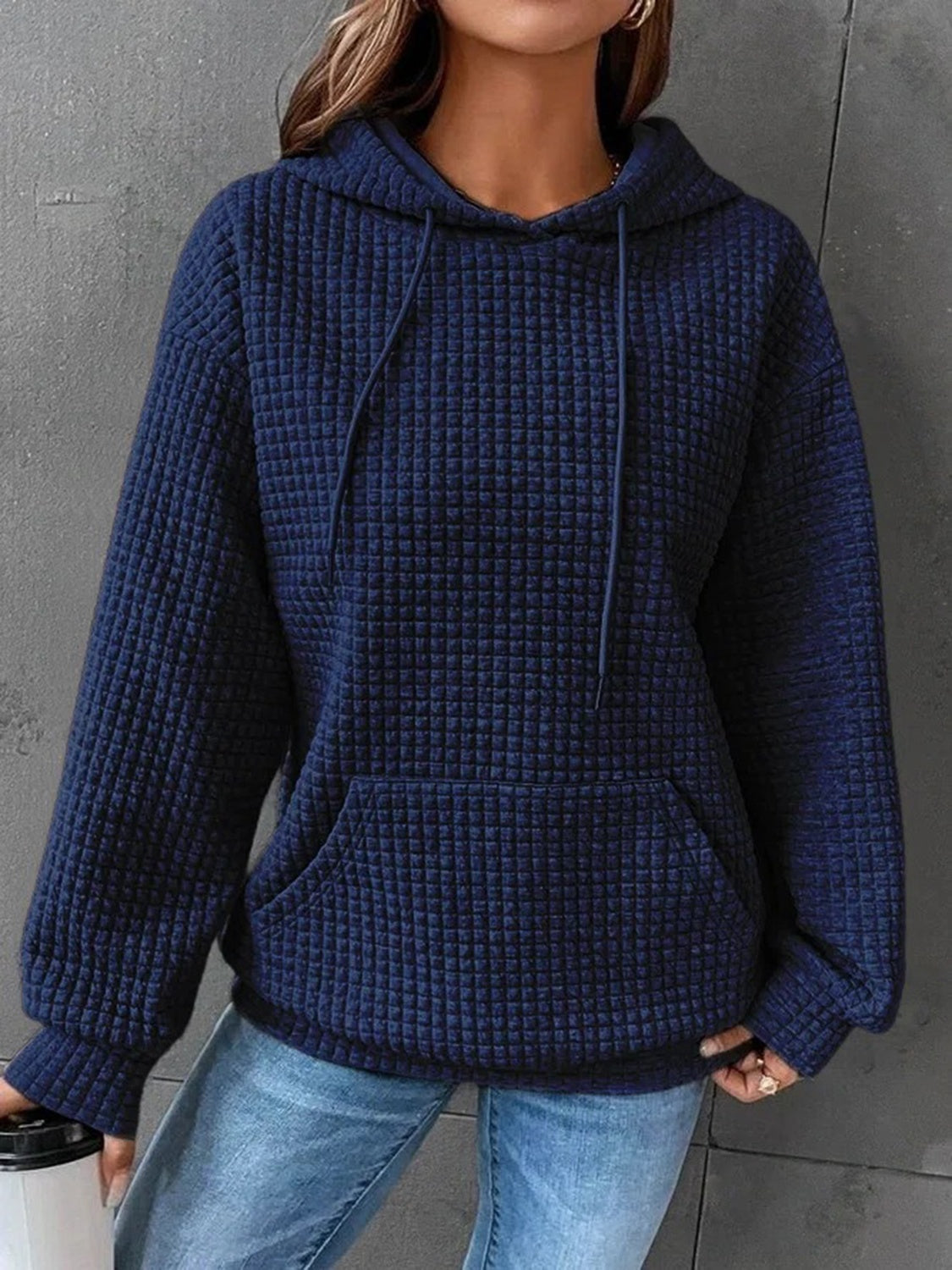 Textured Hoodie