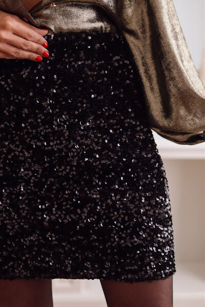 Sequins Me Skirt