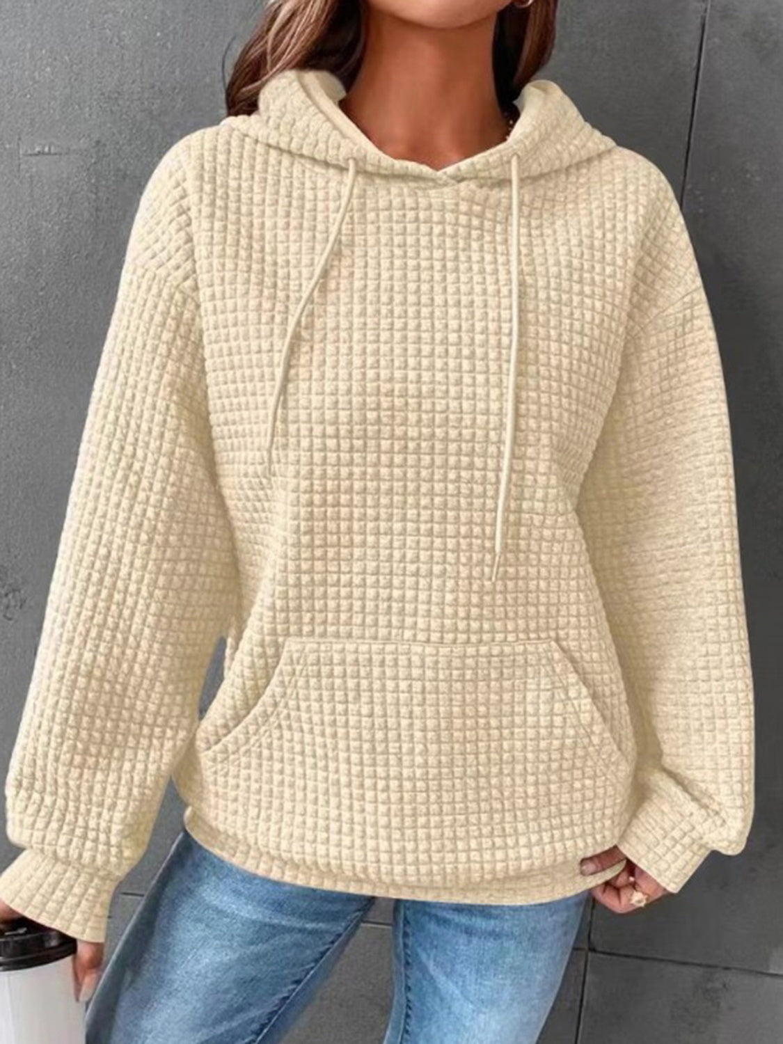 Textured Hoodie