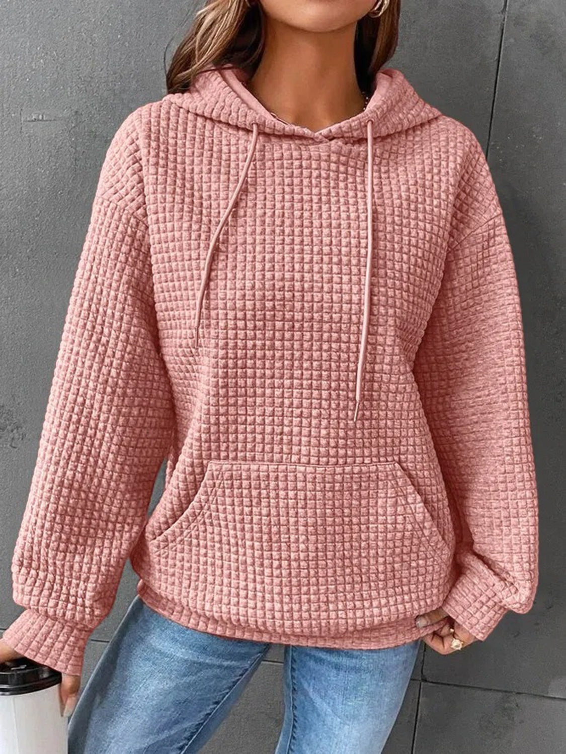 Textured Hoodie