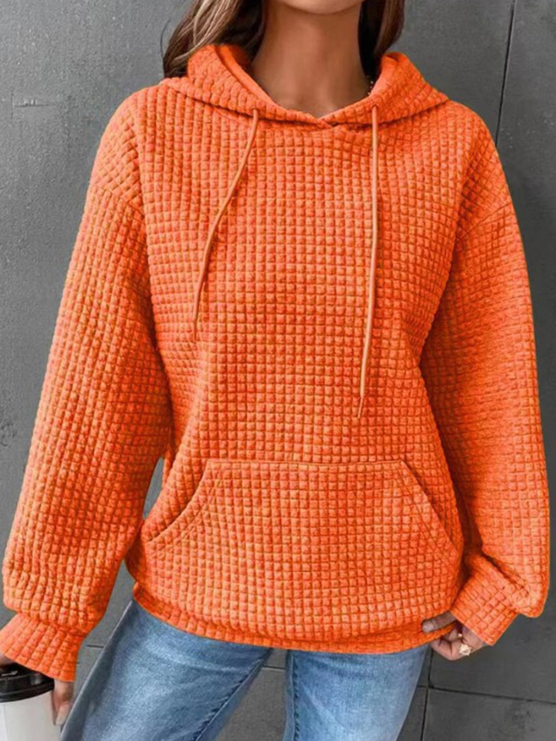 Textured Hoodie