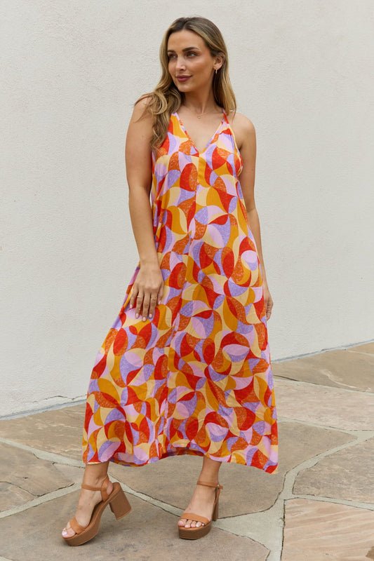 And The Why Printed Maxi Dress